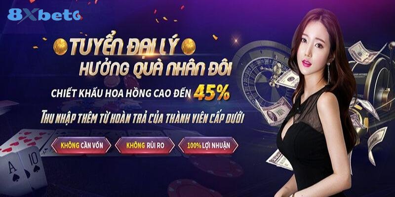 Hoa hồng của đại lý 8xbet rất cao